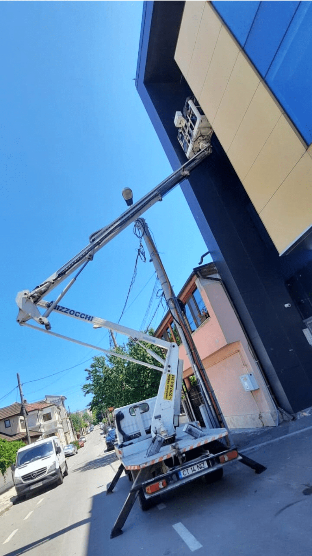 Boom Lift Rental Services for a Window-Cleaning Operation