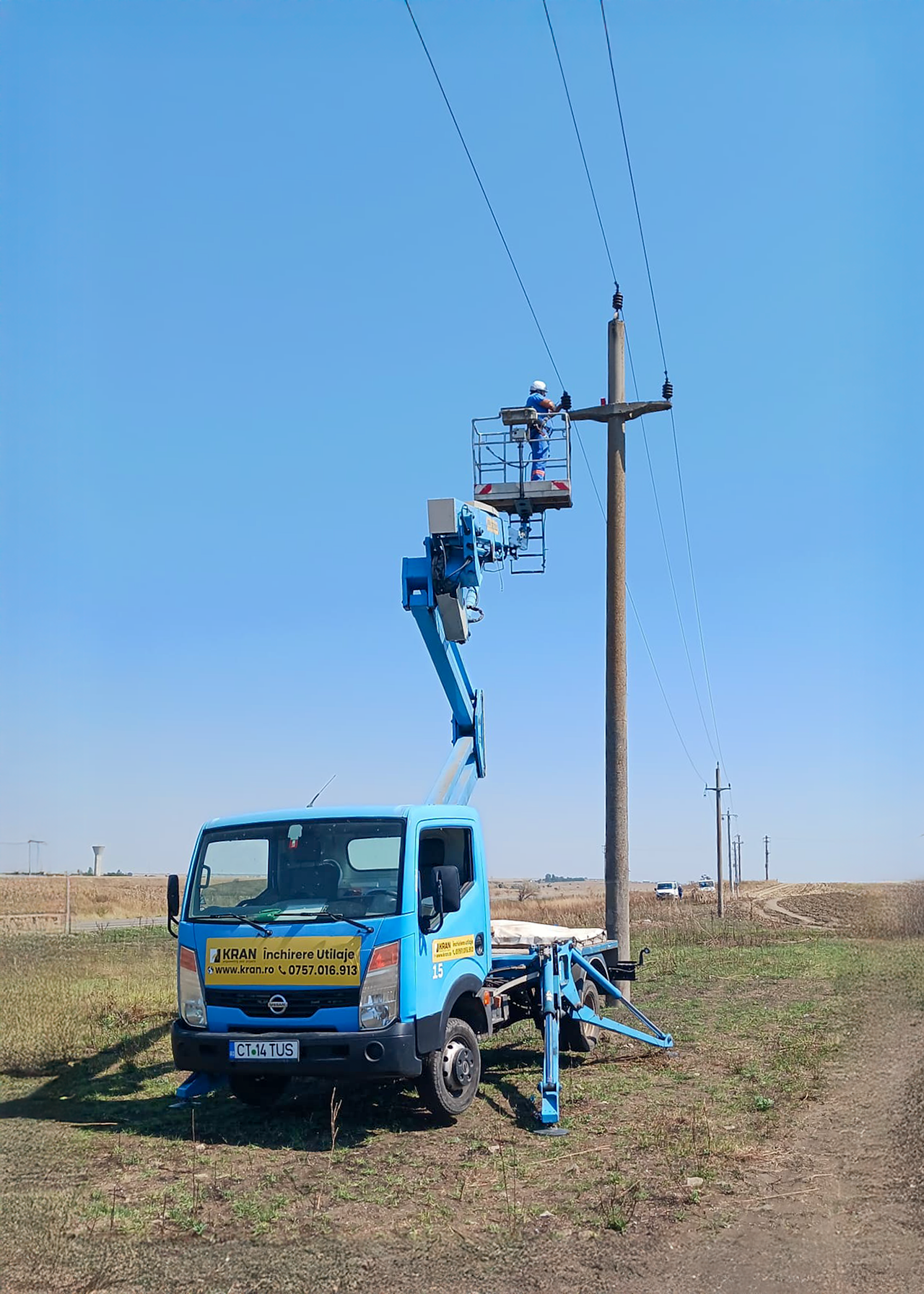 High-Access Work for Power Network – Nazarcea, Constanța